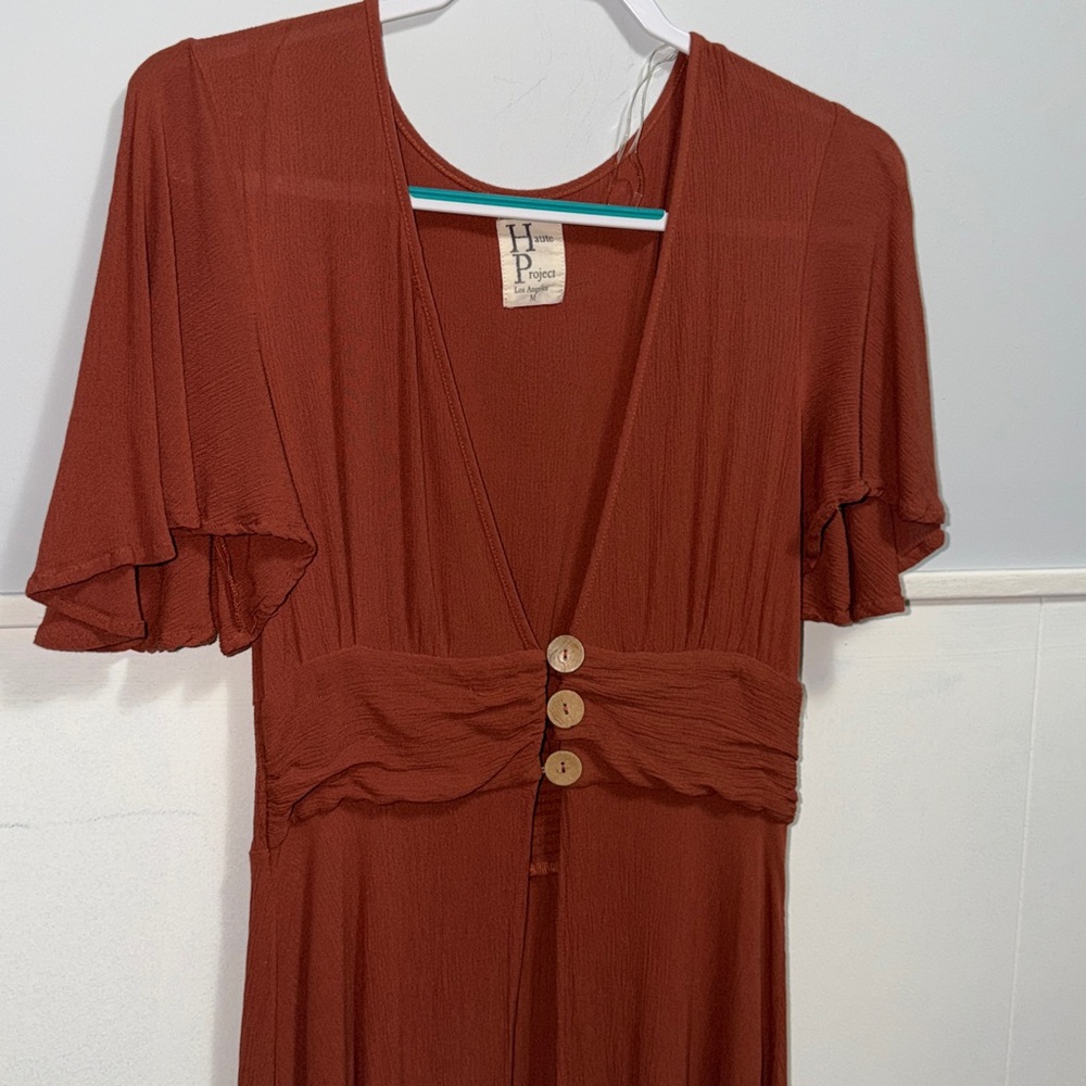 Vintage HAUTE PROJECT LOS ANGELES COVER-UP SIZE MEDIUM 💯 Rayon - Picture 9 of 10